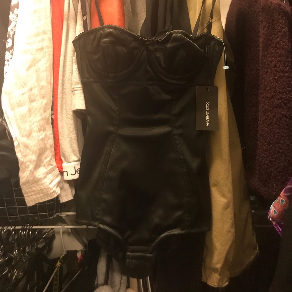 D&G Dolce Gabbana corset bodysuit